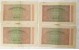 Banknoten Reichsbanknoten Zwanzigtausend Mark 1923, 4 Stk.