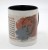 Kaffeetasse wei�/schwarz, "Deutsche Mahnworte" - von Mathilde Ludendorff