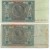 Banknoten Reichsbanknoten 10 Reichsmark 1929, 2 Stk.