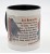 Kaffeetasse wei�/schwarz, "Deutsche Mahnworte" - von Mathilde Ludendorff